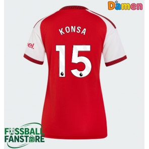 Arsenal Ezri Konsa #15 Replik Heimtrikot Damen 2026-27 Kurzarm